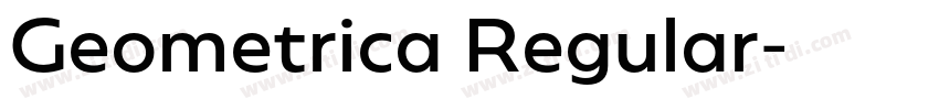 Geometrica Regular字体转换 Geometrica Regular字体转换